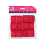 Head Gear Velcro Rollers Red 36mm pk6